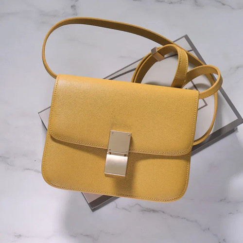 Color: army green, Size: M - Factory Genuine Leather Ladies Tofu Bag Luxury Design Handbag Purse Sm F640-12000033444466308