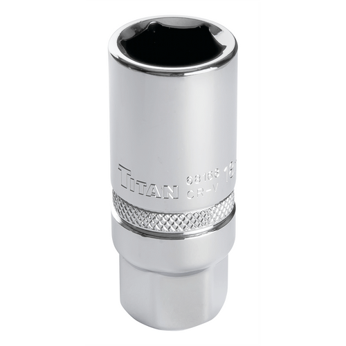 TITAN 18 mm 3/8 in. Drive Spark Plug Socket T398-TIT68168