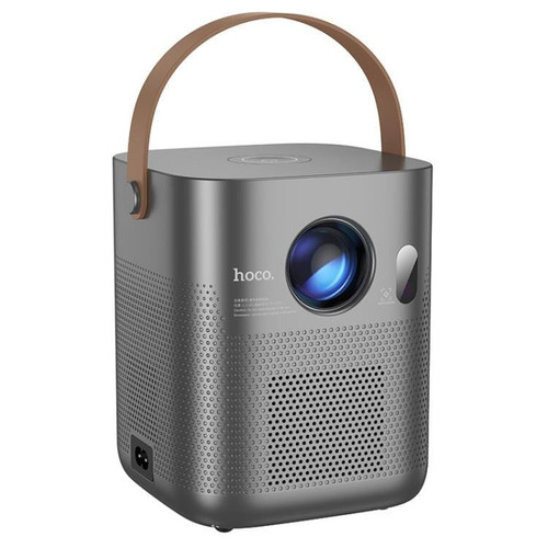 hoco DT4 1280x720P 190ANSI Smart Full Autofocus Projector Android Version, US Plug(Metal Grey) A146-EDA008083501A