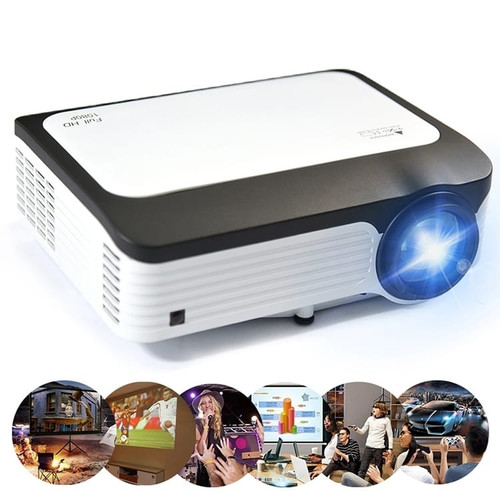 Wejoy L6 5 inch 200 ANSI Lumen 1920 x 1080P Android 6.0 HD Bluetooth 4.0 WiFi HD Smart Projector, S A146-DMP1084