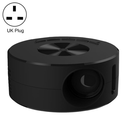 T200 1500LM 1920x1080P LED Mini Projector, UK Plug(Black)                            n            n A146-EDA003448301B
