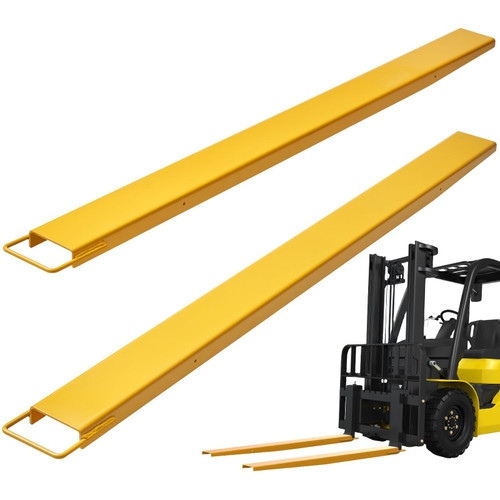 Pallet Fork Extensions, 84" Length 4.5" Width, Heavy Duty Carbon Steel Fork Extensions for Forklift E415-JZHCTYTS84INMIFS9V0