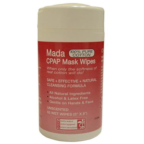 CPAP Mask Wipes  Mada Unscented  Tub/62 B731-6143