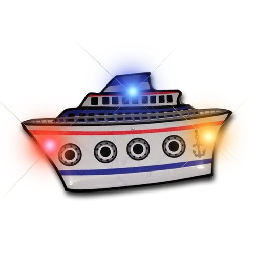 Cruise Ship Flashing Body Light Lapel Pins A706-3575010
