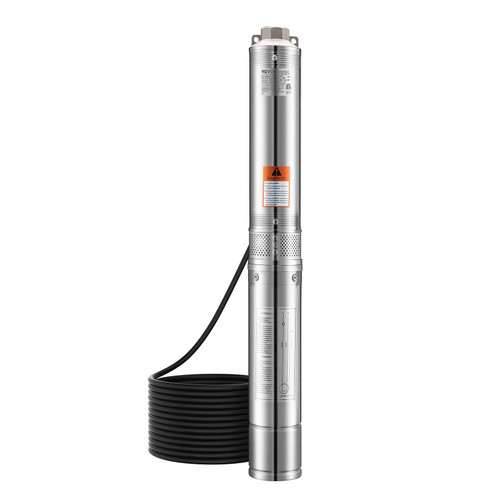 Deep Well Submersible Pump, 1 HP Output Power, 115V, 31.7 GPM Flow 207 ft Head, with 32.81 ft Cord  E415-SJQSB1HP33GP6GKNHV1