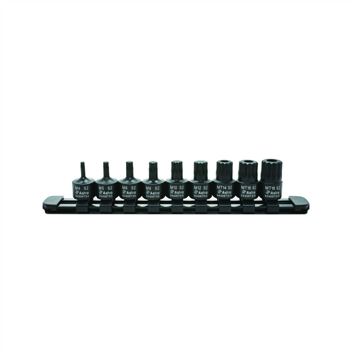 Astro Pneumatic 9pc 3/8" Drive Nano Impact Triple Square Bit Sockets T398-AST94409TS