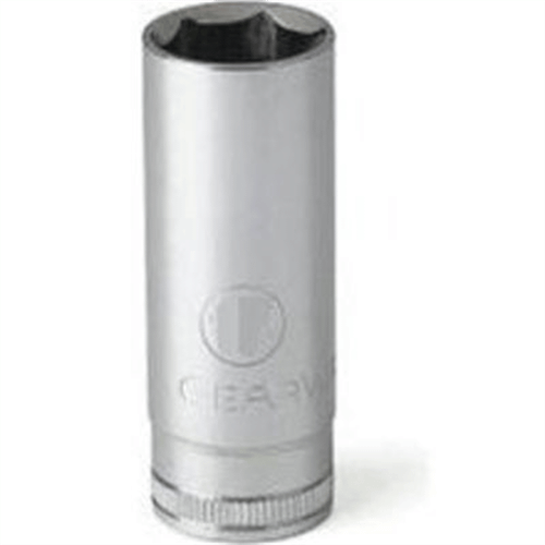 GearWrench 3/8 Inch Drive 6 Point Deep Metric Socket 18mm T398-KDT80400