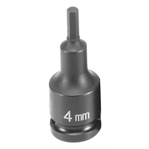 Grey Pneumatic 3/8" Drive x 4mm Hex Driver T398-GRE1904M