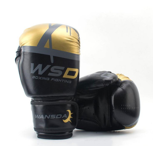 Color: Black, Size: 10OZ - Training boxing gloves Q119-CJYDQTJM00322-Black-10OZ