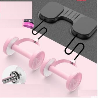 Color: Pink, Style: C - Abdominal Ring and Abdomen Fitness Equipment Household Curling Abdominal Te Q119-CJYDQTJM00219-Pink-C
