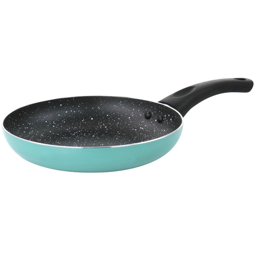 Oster Luneta 8 Inch Aluminum Nonstick Frying Pan in Turquoise D970-66565.01