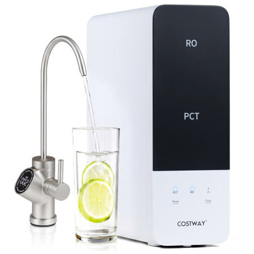 AW-RB05 Alkaline PH+ Reverse Osmosis Water Filter 600 GPD Tankless Under-Sink RO System-Black - Col D681-ES10636US-BK