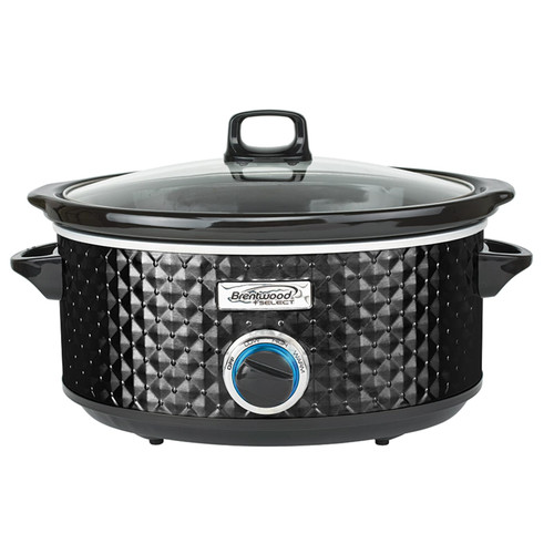 Brentwood Select 7 Quart Slow Cooker in Black D970-SC-157BK