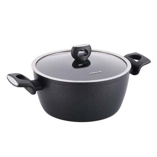 Korkmaz Nora 2 Piece 3 Liter Alumium Nonstick Casserole Dish with Lid D970-A2940