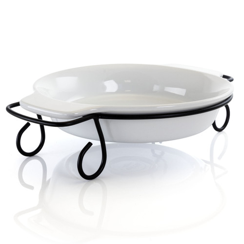 Gibson Elite Gracious Dining 2 Piece Stoneware Bakeware with Metal Rack D970-124392.02
