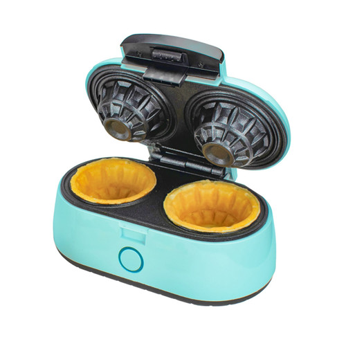 Brentwood Double 3.5 Inch Waffle Bowl Maker in Blue D970-TS-1402BL