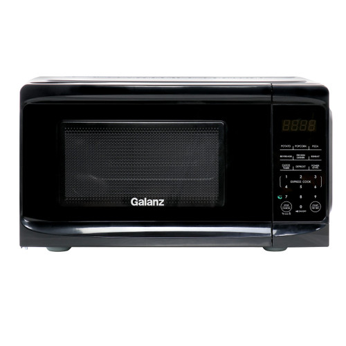 Galanz 0.7 cu ft 700W Countertop Microwave Oven in Black with One Touch Express Cooking D970-GLCMV807BK-07