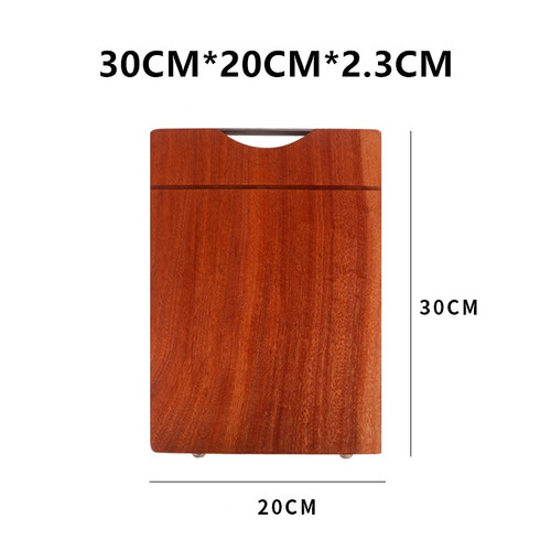 Size: 30X20X2.3cm - Ebony cutting board Q119-CJJJCFCJ01738-30X20X2.3cm