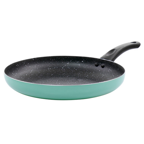 Oster Luneta 11.5 Inch Aluminum Nonstick Frying Pan in Teal D970-114936.01