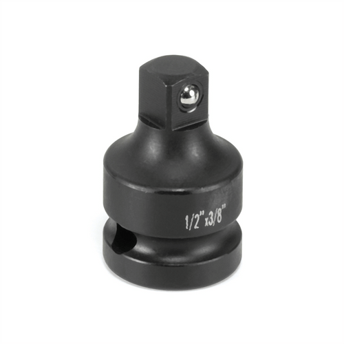 Grey Pneumatic 1/2" Female x 3/8" Male Adapter with Friction Ball T398-GRE2228A