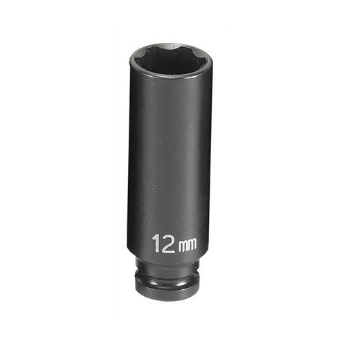 Grey Pneumatic 1/4" Surface Drive x 12mm Deep  Socket T398-GRE912MDS