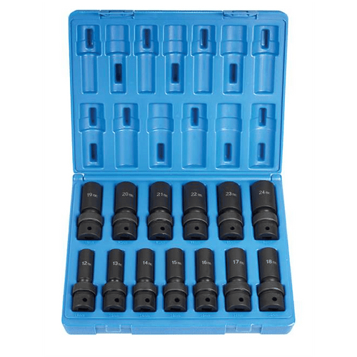 Grey Pneumatic 1/2" 13PC METRIC UNIV DP SET T398-GRE1313UMD