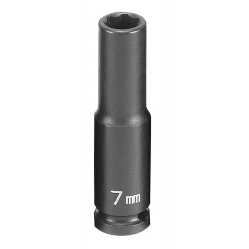 Grey Pneumatic 1/4" Surface Drive x 7mm Deep  Socket T398-GRE907MDS
