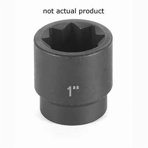 Grey Pneumatic 1/2" Drive x 9/16" Standard - 8 Point Socket T398-GRE2518S