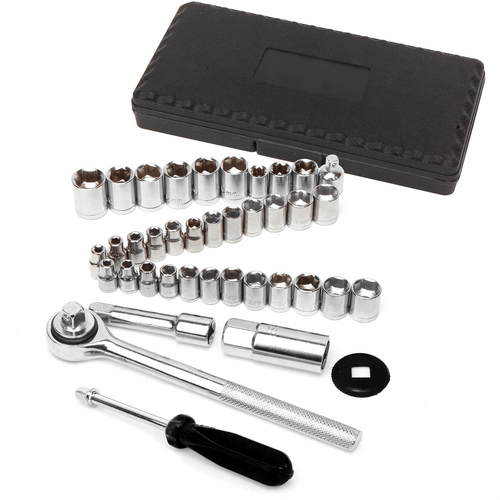 Wilmar Corp. / Performance Tool 40 PC 1/4 & 3/8 DR.SAE/METRIC SKT SET T398-WLMW1173