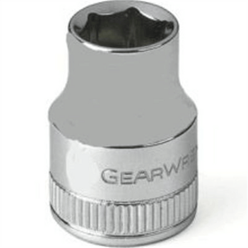 GearWrench 1/4 Inch Drive 6 Point Standard Metric Socket 15mm T398-KDT80137