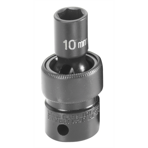 Grey Pneumatic 3/8" Drive x 10mm Standard Universal Socket T398-GRE1010UM