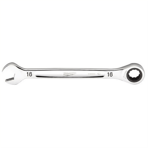 Milwaukee Tool 16MM Metric Ratcheting Combination Wrench, 12-Point, Steel, Chrome T398-MLW45-96-9316