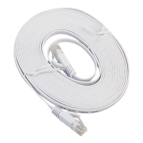 Color: White, Dimensions: 3m - Ethernet Cable 10m 50m Q119-CJSD107269220TG