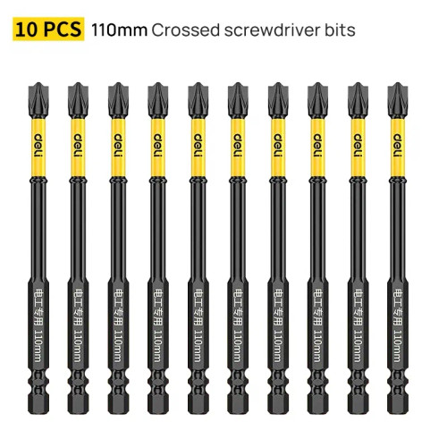 Color: PURPLE - Non-slip Cross Screwdriver Set Magnetic Batch Head Magnetic Batch Head Impact Screw F640-12000039951850361