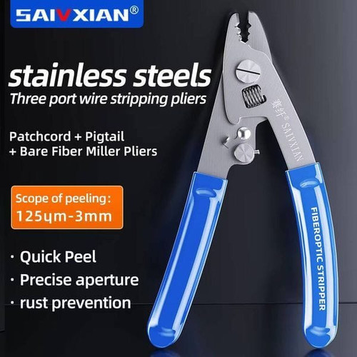 Multi-Function Jacket Stripper FTTH Fiber Optical Stainless Steel Miller Scissors Wire Sripper Cabl Y829-1394003337230708748
