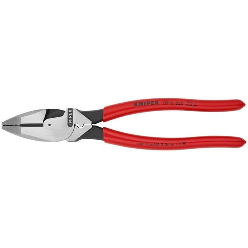 Knipex High Leverage Linemans Pliers New England Fish Tape Puller Crimper M119-0911240SBA