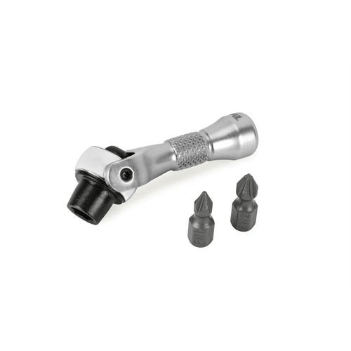 Titan 1/4 in. Drive Nano Ratcheting Swivel Bit Driver T398-TIT11331