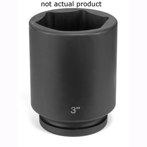 Grey Pneumatic 1" Drive x 2-1/2" Deep Socket T398-GRE4080D