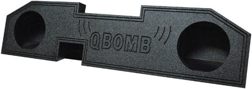 QPower "QBOMB" Dodge Ram Quad Cab '02-'18 Dual 10" Sealed Woofer Box M119-QBDODGE104DR