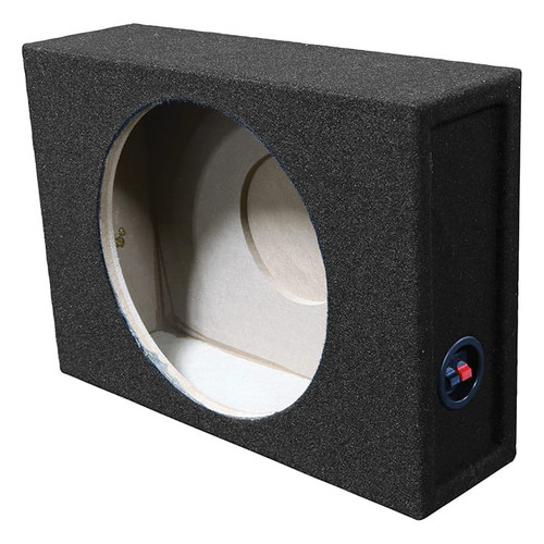 Qpower Single 12 Shallow Mount Sealed Empty Woofer Enclosure M119-BQSHALLOW12SINGLE
