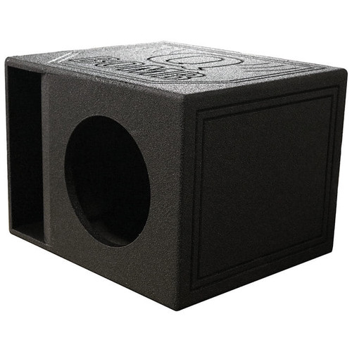QPower "QBOMB" Single 10 Horn-Ported Empty Woofer Box M119-QBOMB10HPSINGLE