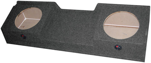 QPower GMC/Chevy Extended Cab '99-'06 Dual 12" Empty Woofer Box M119-BQGMC12DF