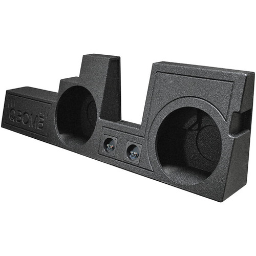 QPower "QBOMB" Ford F-Series Super Duty Crew Cab '00-'16 Dual 12" Vented Empty Woofer Box M119-QBFORD09F350212
