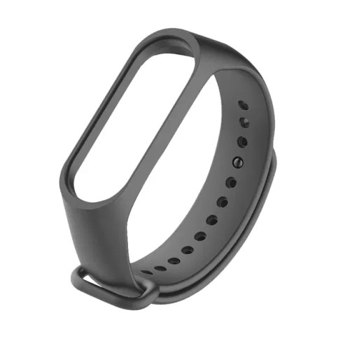 Band Color: BLACK WHITE, Size: S - Watch Strap for Xiaomi Mi Band 7 6 5 3 4 Wristband Silicone Brac F640-12000024397048569