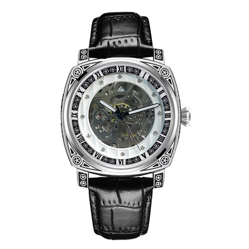 Color: T894001 White Leather - Hollow Out Business Watch Fashion Trendy Sports Q119-CJJX258289402BY