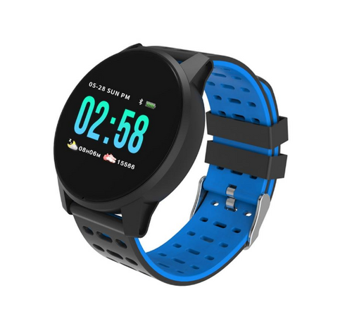 Color: Blue - Round screen smart bracelet Q119-CJZBNSSY00614-Blue