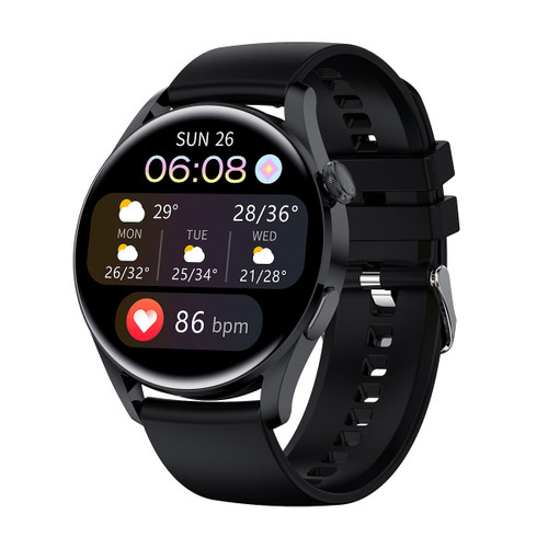 T33s Smart Watch Bluetooth Calling Heart Rate Blood Pressure Blood Oxygen Monitoring Smartwatch Bla K484-PEL_0M26N2RQ
