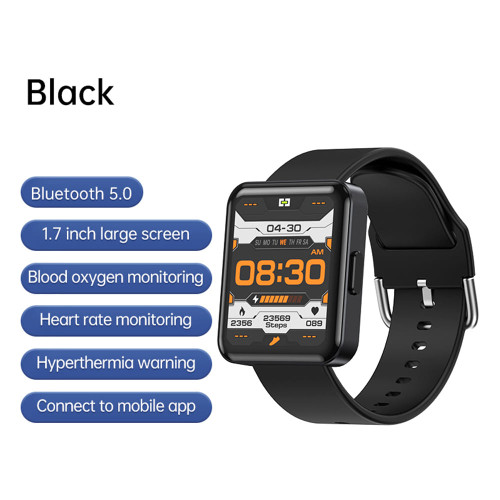Q333 Smart Sports Watch Heart Rate Monitor Fitness Bracelet Waterproof Watch Black K484-PEL_0MNVV4MO