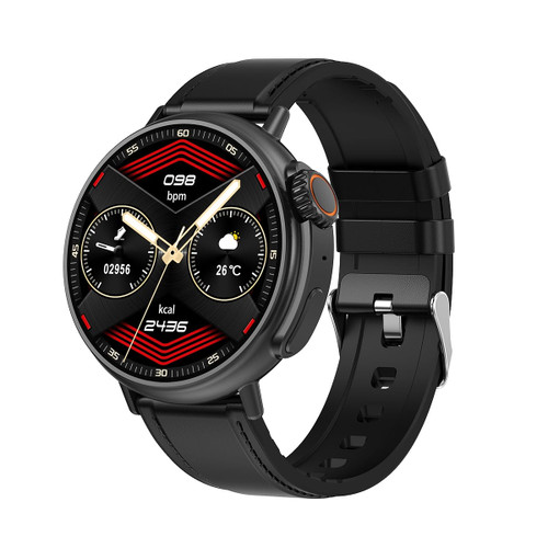 Mt30 Series 8 Smart Watch Wireless Charging 300ma Battery Gps Tracking Fitness Smartwatch Black Lea K484-PEL_0PTFPI57