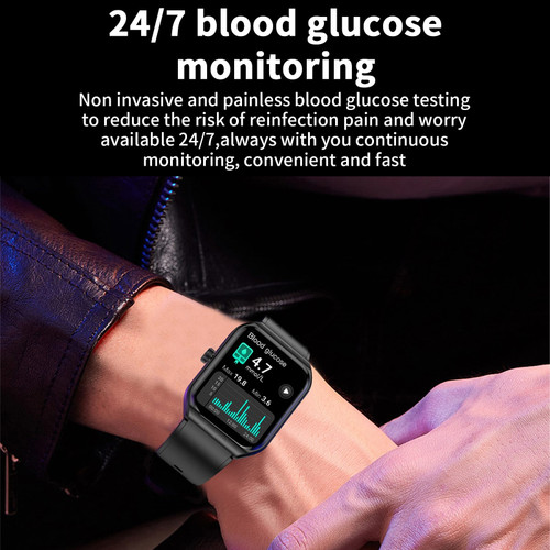 T56 Smart Watch 1.91 Inch Screen Smart Watches Fitness Tracker Watch Blood Oxygen Heart Rate Monito K484-PEL_0RO7MSDF